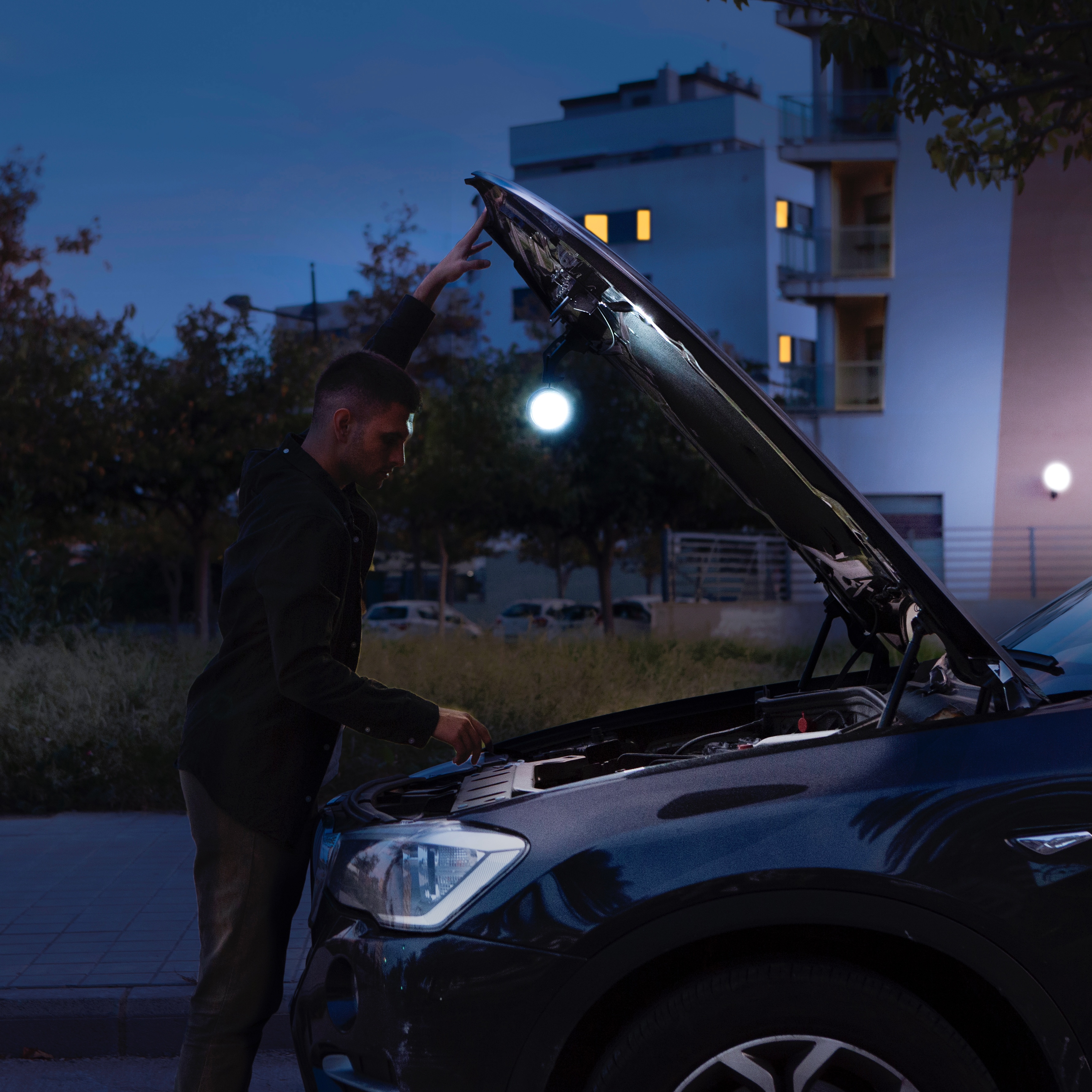 Linterna led iluminer avería coche